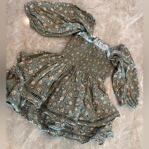 Noralee Elodie Primrose Floral Smocked Kids Dress.